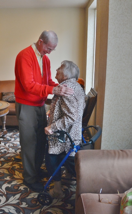 Al and Evelyn meeting